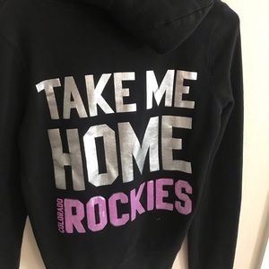 Colorado Rockies baseball zip up